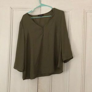 Dark green blouse